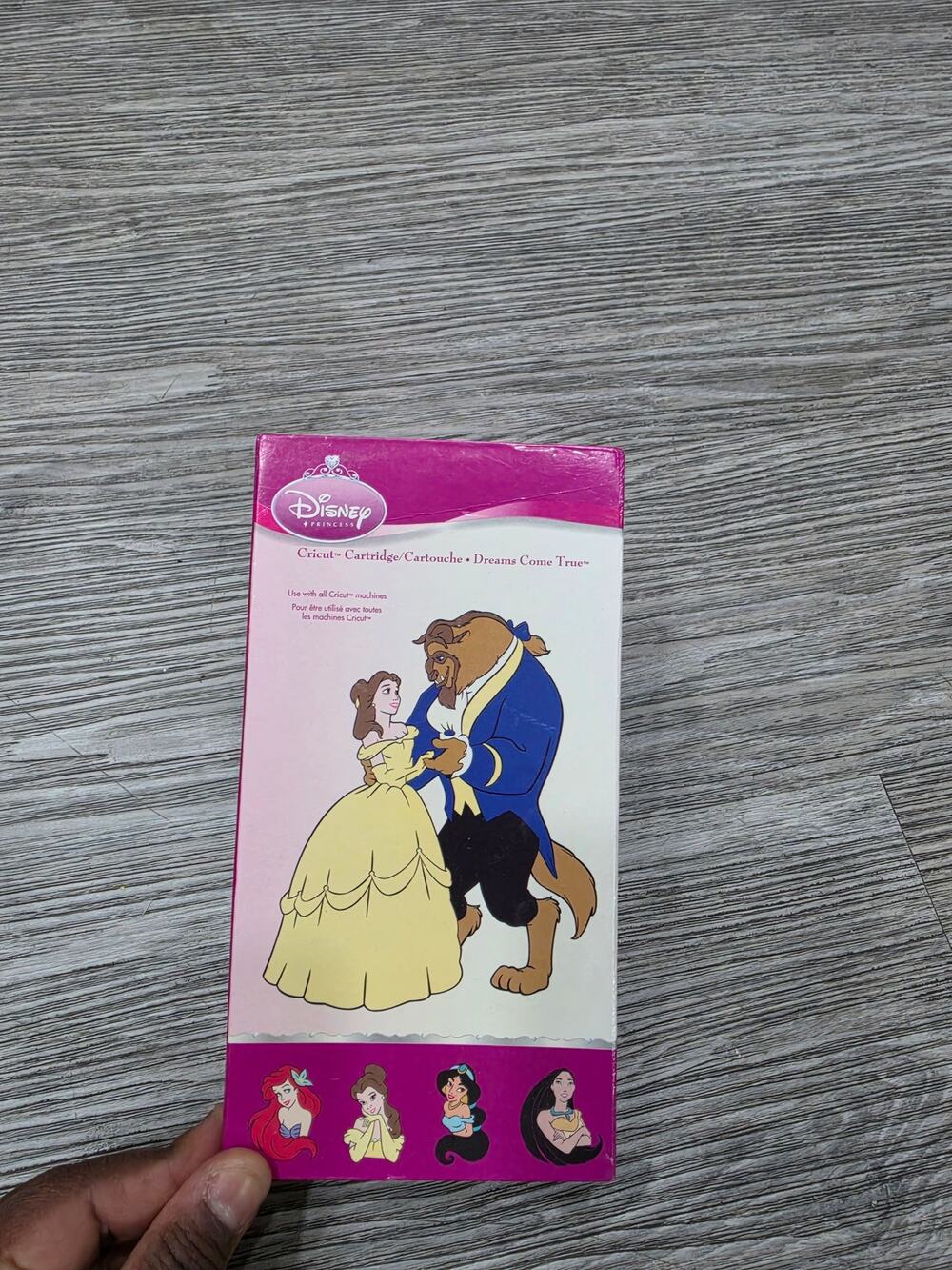 Cricut Disney Princess Dreams Come True Cartridge 29-0429 Belle Ariel Jasmine